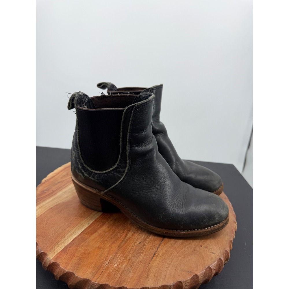 Red Wing Harriet Chelsea Boot Women 7.5 Black Leather Stacked Heel 3391 USA